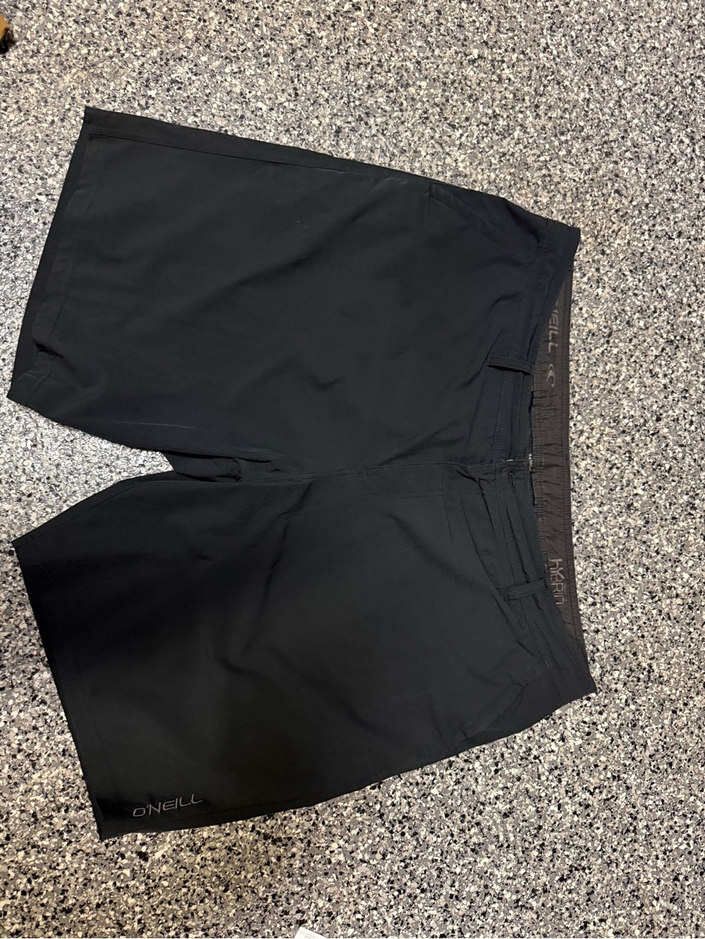 O'Neill Men’s Hybrid Black Performance Shorts